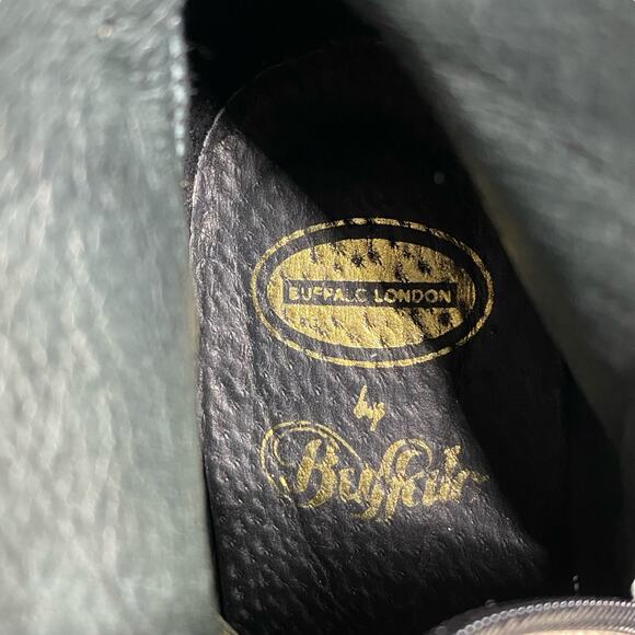 Vintage Rare Y2K Buffalo London Zebra Mega Platform Ankle Boots Size 37 US 6.5 - Picture 13 of 16